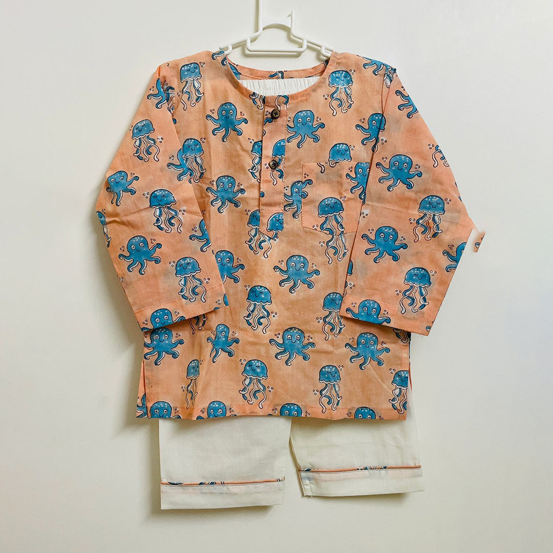 Blue Octopus Mul Nightsuit