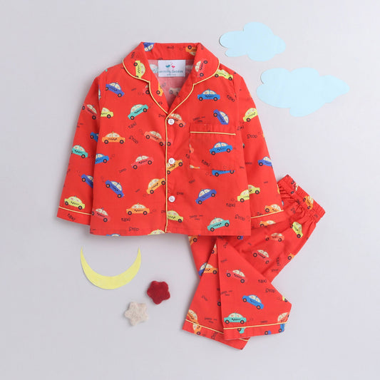 Cars Print Nightsuit