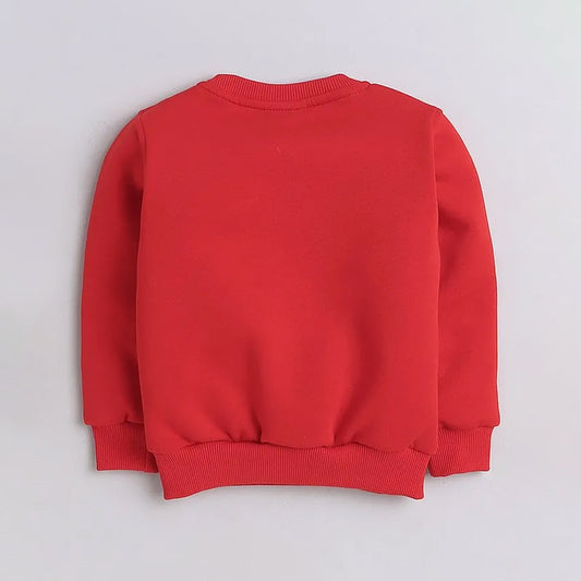 Unisex Full Sleeves Lego Puzzle Printed Warm Fleece Sweatshirt