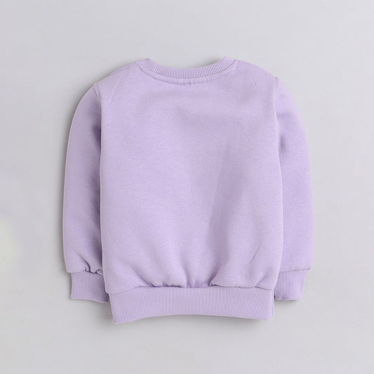 Full Sleeves Mermaid Tail Printed Warm Fleece Sweatshirt