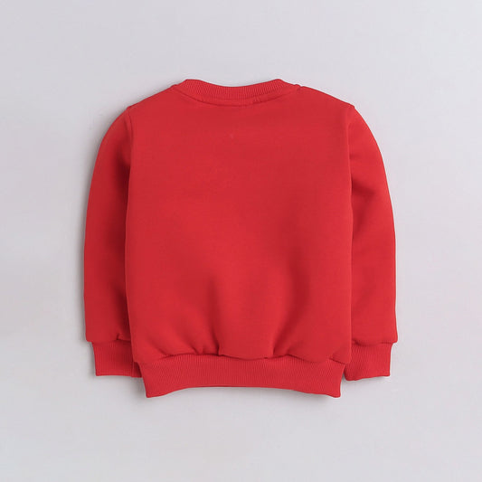 Unisex Full Sleeves Placement Cupcake Printed Sweatshirt