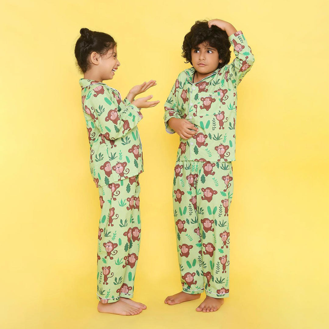 Monkey Print Nightsuit