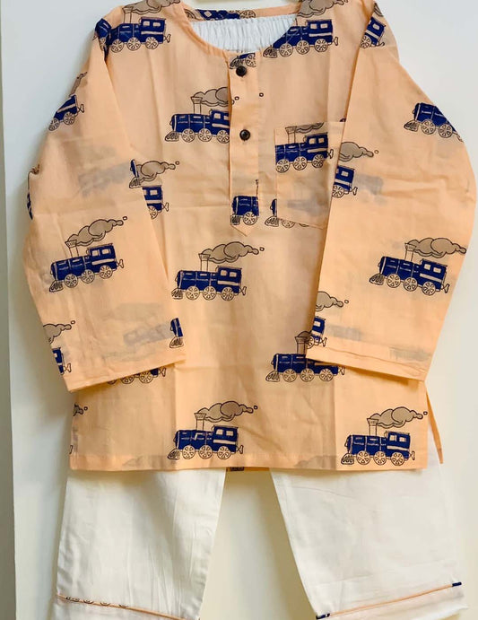 Steam Engine Print Nightsuit Krimakay