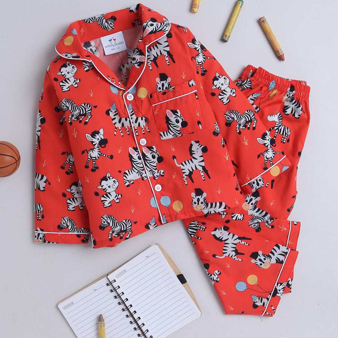 Zebra Print Nightsuit