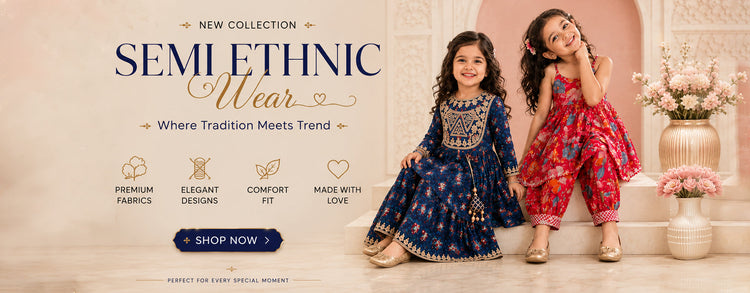 Girls Semi Ethnic Wear '26