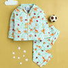 Unisex Giraffe, Snail & Ladybugs Print Nightsuit