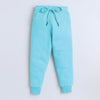 Unisex Warm Fleece Track Pant - Ocean Blue