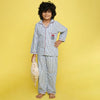 Unisex Night Suit with Mamas Boy Embroidery On Pocket