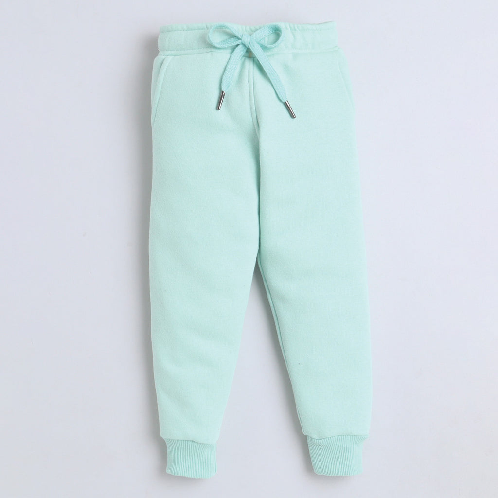 Unisex Warm Fleece Track Pant - Pale Blue