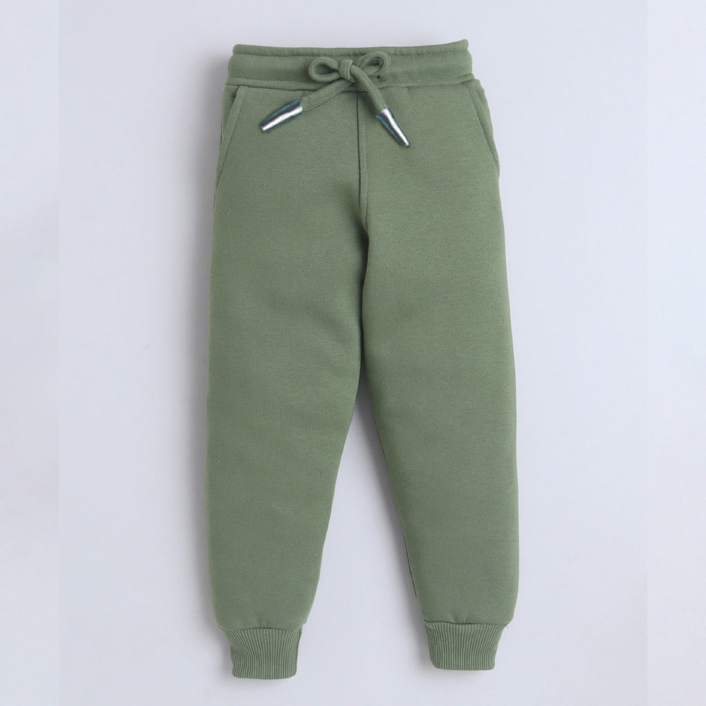 Unisex Warm Fleece Track Pant - Sage