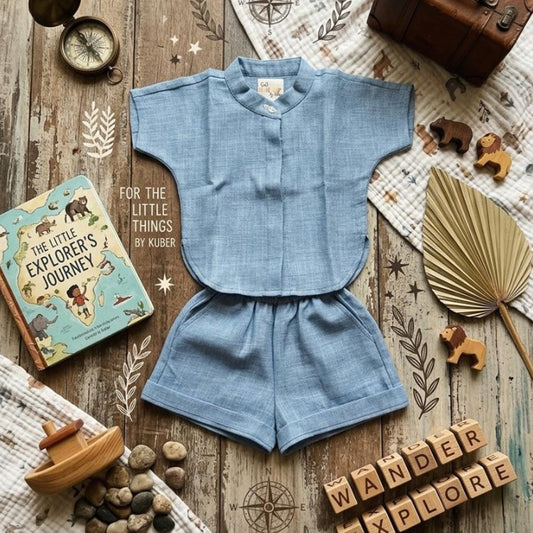 Luna Blue Linen Boys Wear – Premium Soft Linen Clothing