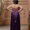 Floral Block Printed Corset Top with Sharara for Girls