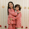 Blush Bloom Hand Block Printed Garara Set for Girls