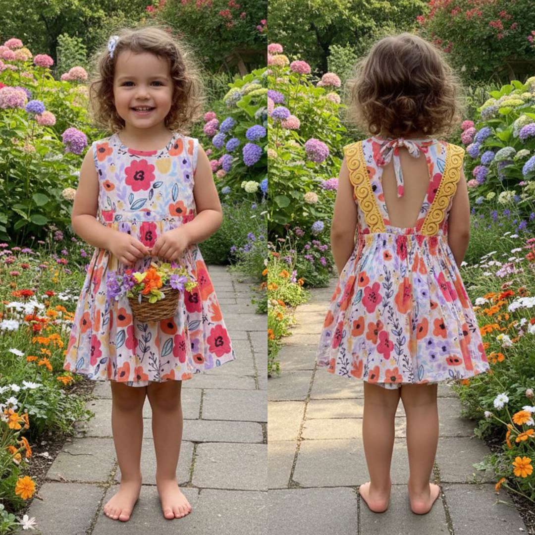 Pinklay Cotton Dress for Girls – Soft & Comfortable