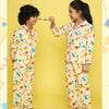 Colours & Paints Printed Night Suit for Kids