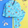 Umbrellas Printed Night Suit for Kids