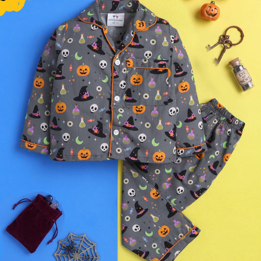 Halloween Printed Night Suit for Kids