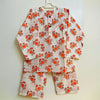 Red Crab Printed Mul Night suit