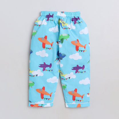 Aeroplane Print Nightsuit