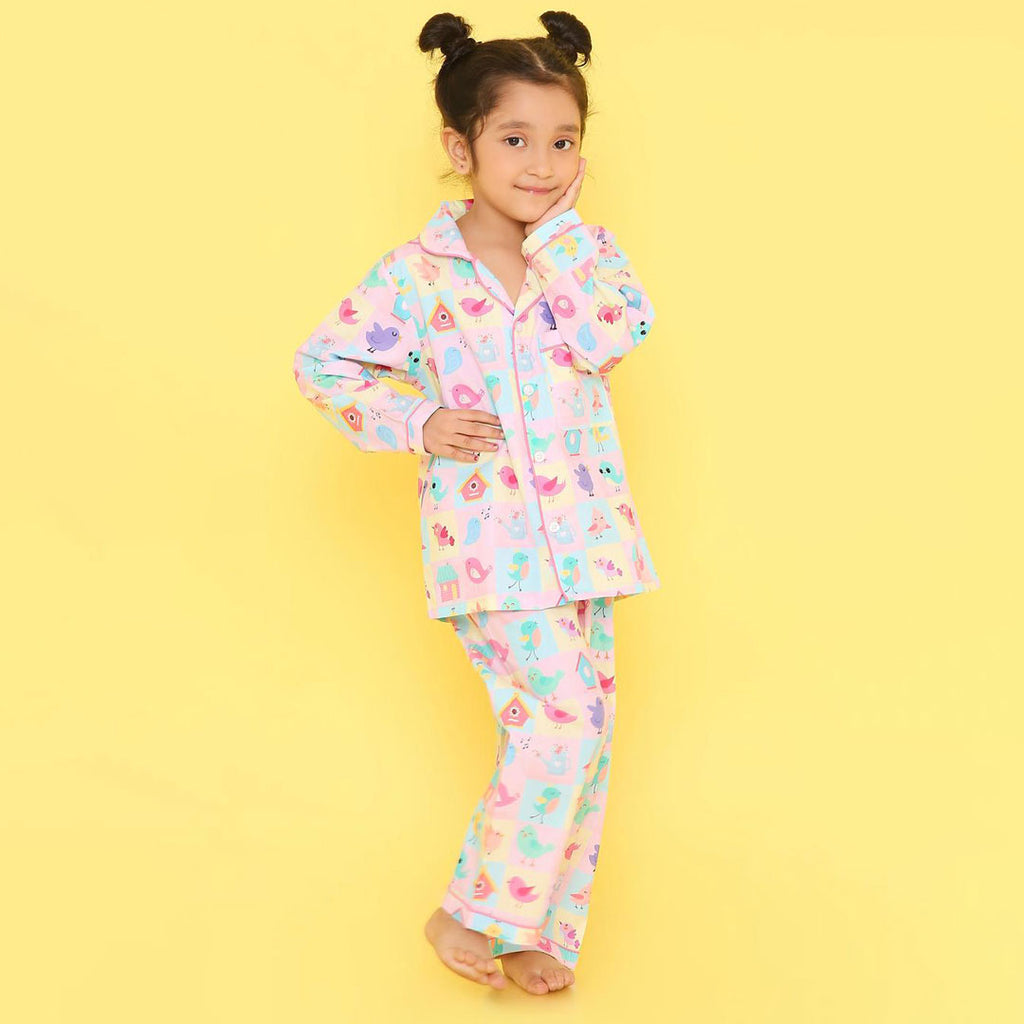 Birds Print Nightsuit