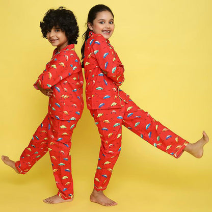 Cars Print Nightsuit