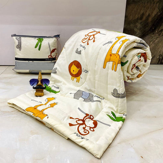 Cartoon Animal Theme Cotton Light Weight Comforter