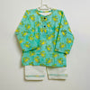 Crab Yellow Printed Mul Nightsuit