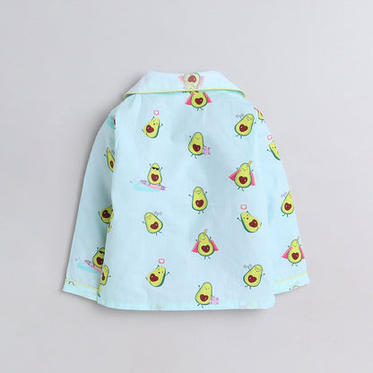 Cute Avocados Print Nightsuit