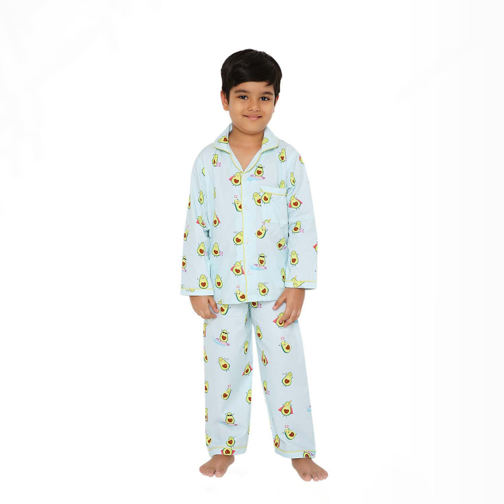 Cute Avocados Print Nightsuit