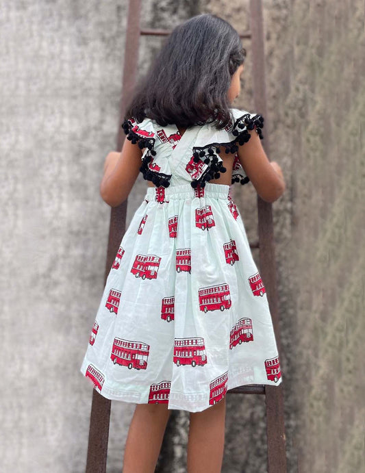 Double Decker Bus Theme Dress Krimakay