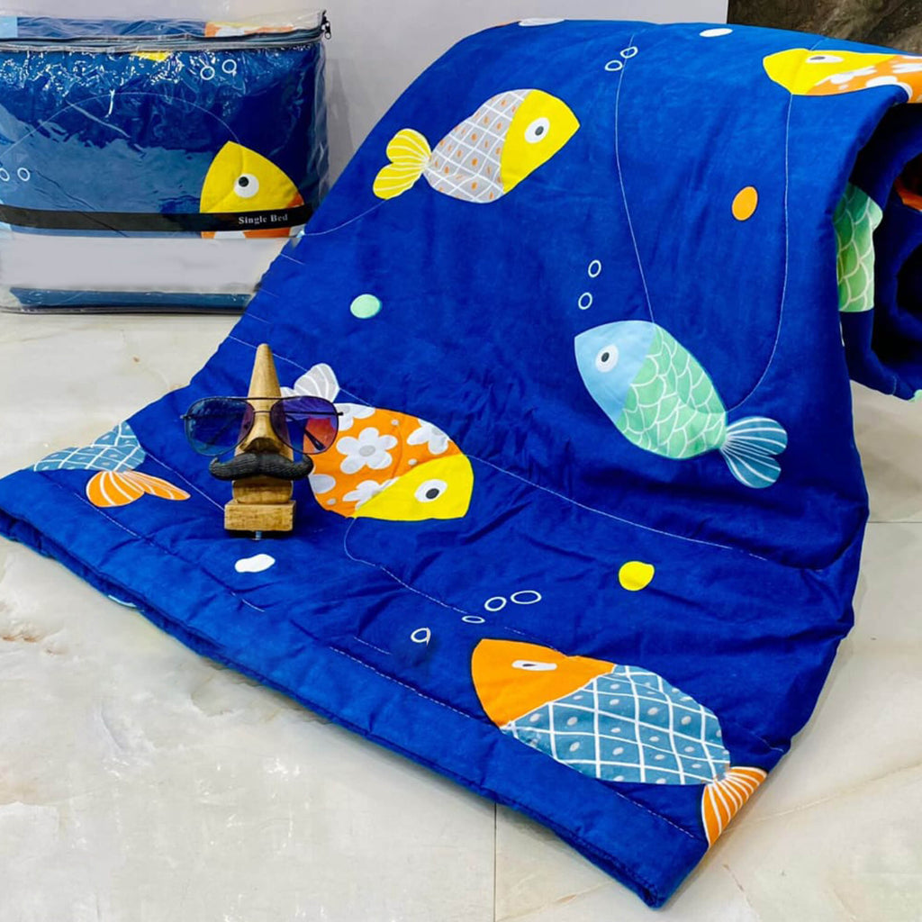 Fish Theme Cotton Light Weight Comforter