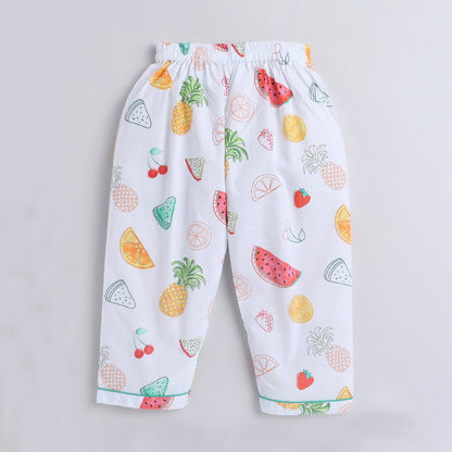 Fruits Print Nightsuit