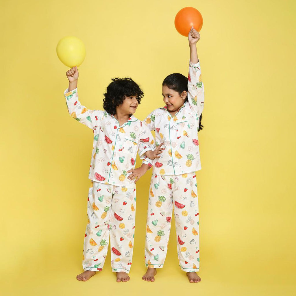 Fruits Print Nightsuit