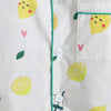 Unisex Full Sleeves Lemons And Lemonade Print Nightsuit - Yellow
