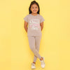 Girls Printed Terry Jogger Set