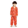 Little Superheros Themed Print Night Suit