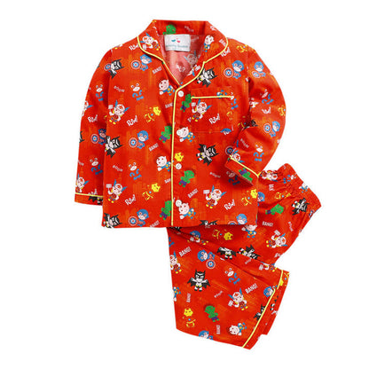 Little Superheros Themed Print Night Suit