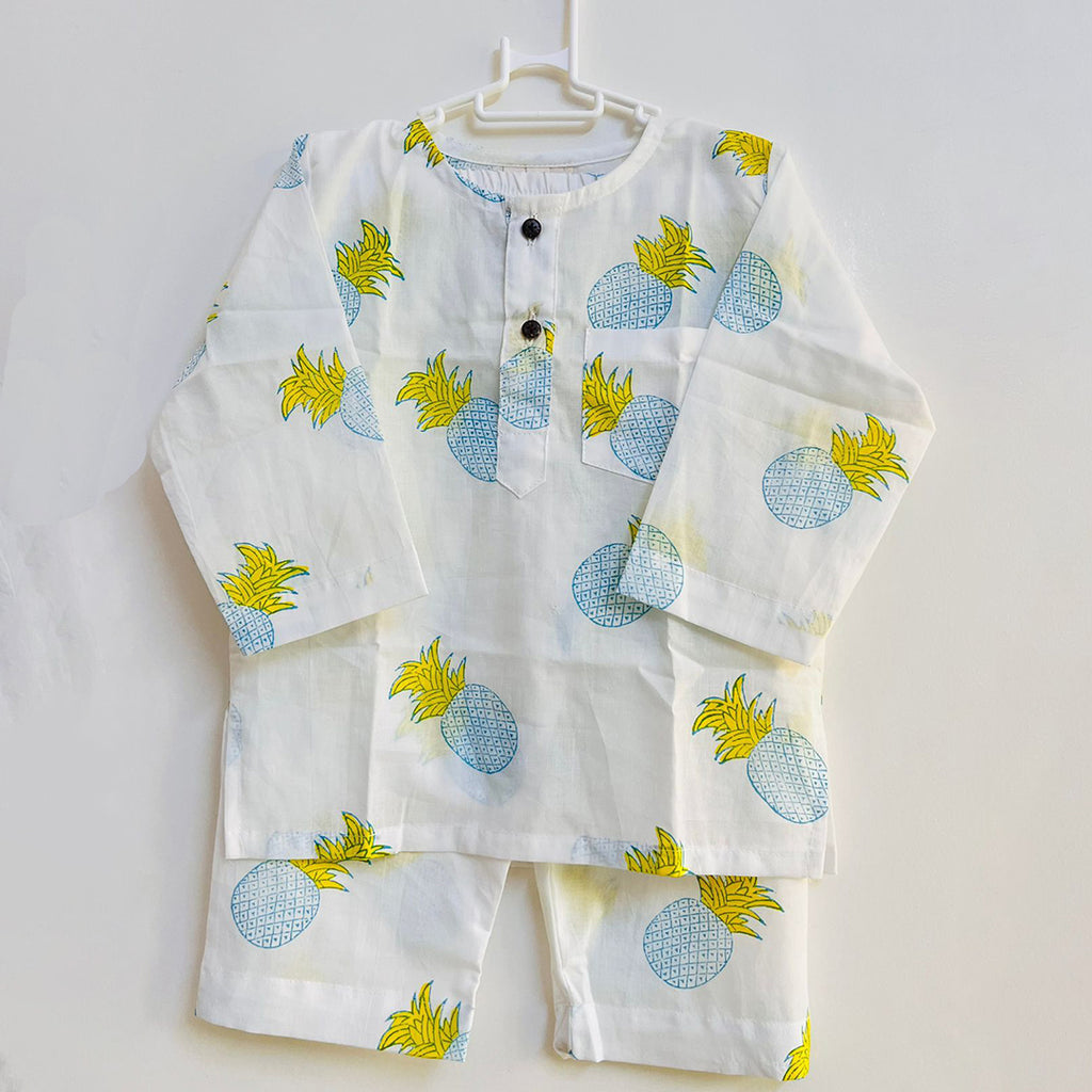 Pienapple Printed Mul Nightsuit