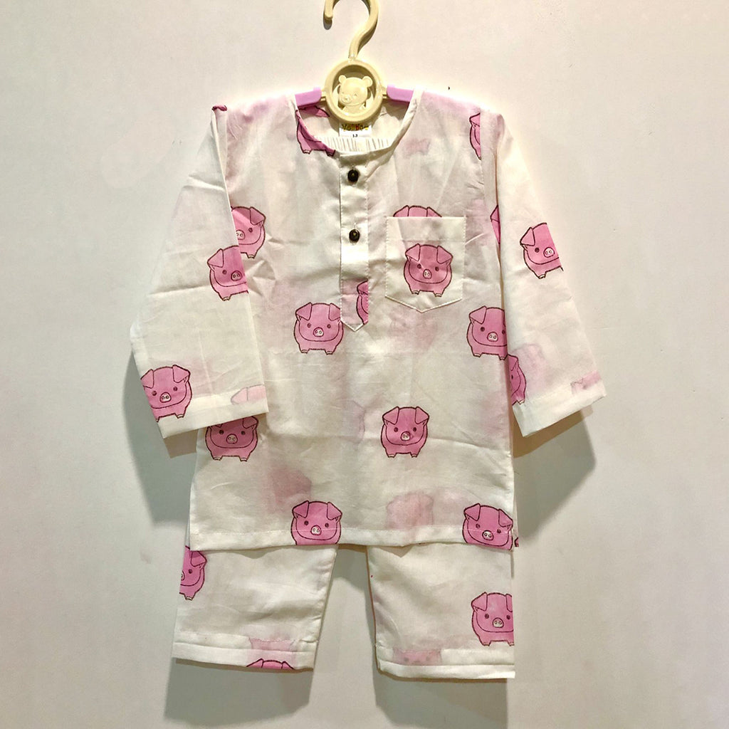 Pig Printed Mul Nightsut