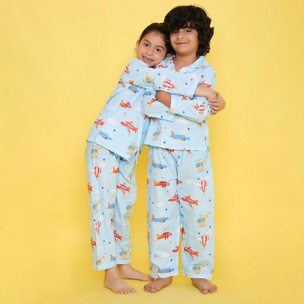 Plane Print Nightsuit