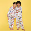 Unisex Kids Printed Racing Car Pure Cotton Night suit