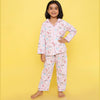 Unicorn Light Pink Print Nightsuit