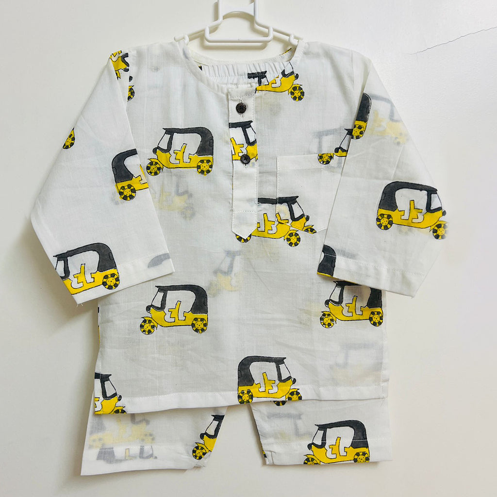Rikshaw Printed Mul Nightsuit