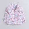 Unicorn Light Pink Print Nightsuit