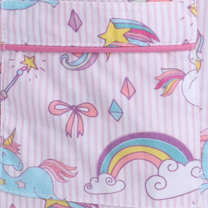 Unicorn Light Pink Print Nightsuit