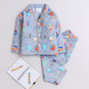Unisex Kids Printed Back To School Pure Cotton Night suit