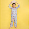 Unisex Kids Printed Back To School Pure Cotton Night suit