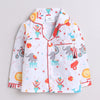 Unisex Kids Printed Circus Pure Cotton Night suit
