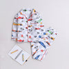 Unisex Kids Printed Racing Car Pure Cotton Night suit